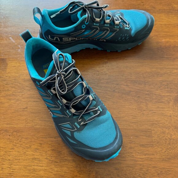 La Sportiva Jackal - Womens Size 9 - Blue (carbon / topaz) - Picture 6 of 9